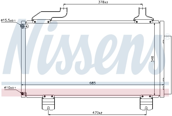 940114 Nissens Конденсатор