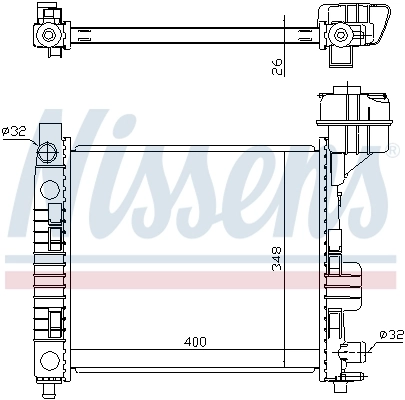 Радиатор 500508A2 Polcar
