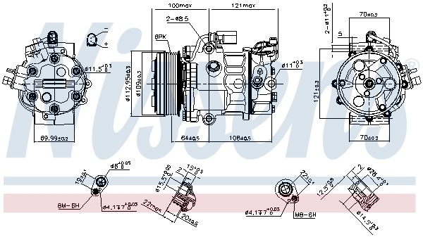 Купить Компрессор кондиционера Фольксваген Поло V 6R1, 6C1