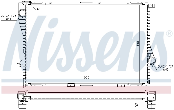 Радиатор 60648 Nissens