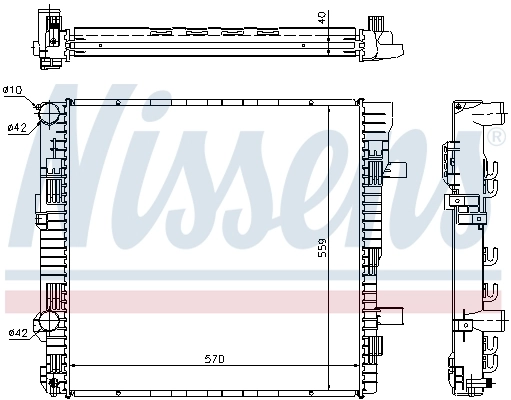 Радиатор 62629A Nissens