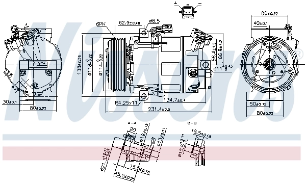 890297 Nissens Компрессор хладагента