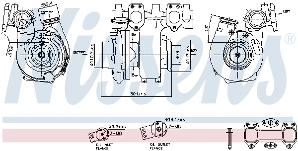 Турбокомпрессор DAF 1830546