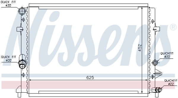 Радиатор 65295 Nissens