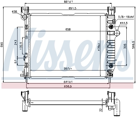 Радиатор RAD2294 FVP