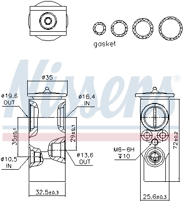 Клапан расширительный General Motors 90512364 цена, от 18.70 USD