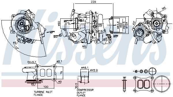 Турбонагнетатель Skoda SuperB III лифтбек (3V3) (2015 - 2026) цена, от 153.06 USD