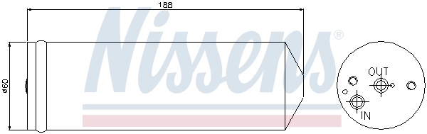 Осушитель кондиционера 95065 Nissens