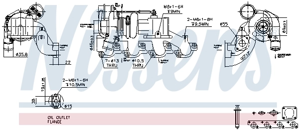 Турбонагнетатель Ford Transit V фургон (V184/5) (2000 - 2006) цена, от 220.34 USD