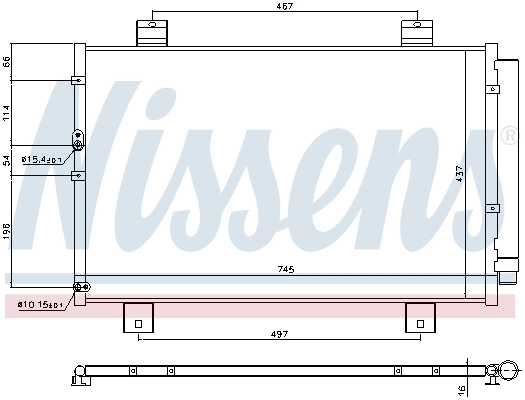 Конденсатор кондиционера TYC 606TY2090 цена, от 50.46 USD