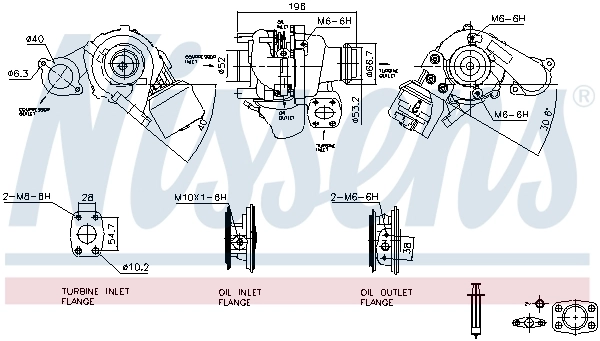 Turbina para Citroen C4 SPACETOURER 3D