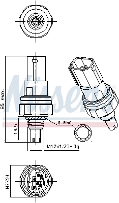 Датчик кондиционера Nissens 301080