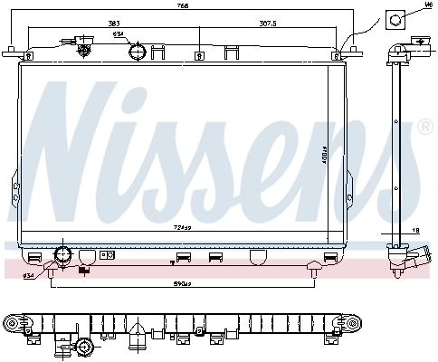 Радиатор 67026 Nissens
