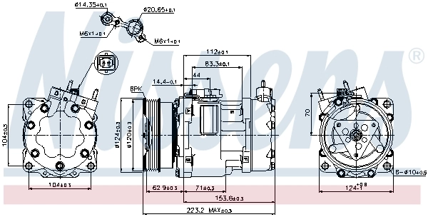 Насос кондиционера Nissens 89178