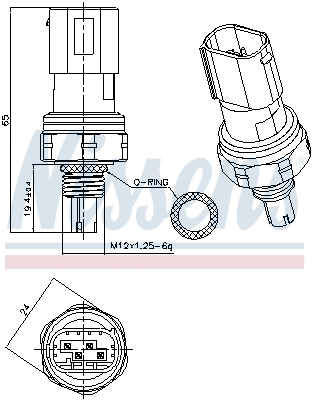 Датчик кондиционера Nissens 301201