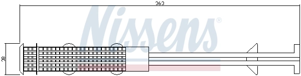 Осушитель кондиционера 95357 Nissens