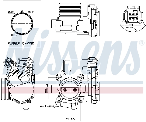Дроссельная заслонка HTB1009 Hotaru