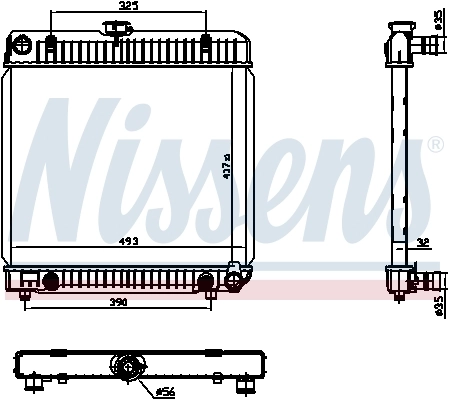 Радиатор 62740 Nissens