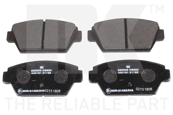 Sapatas do freio traseiras de disco Mitsubishi Galant 5 E1A