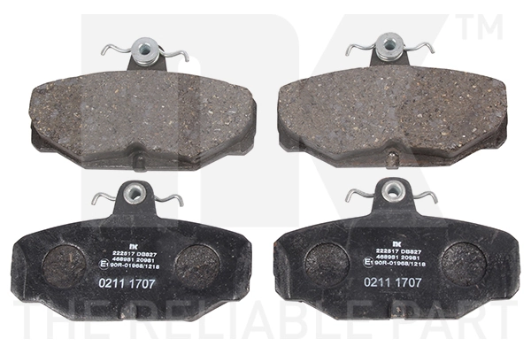 Sapatas do freio traseiras de disco Ford Escort 7 GAL, AAL, ABL