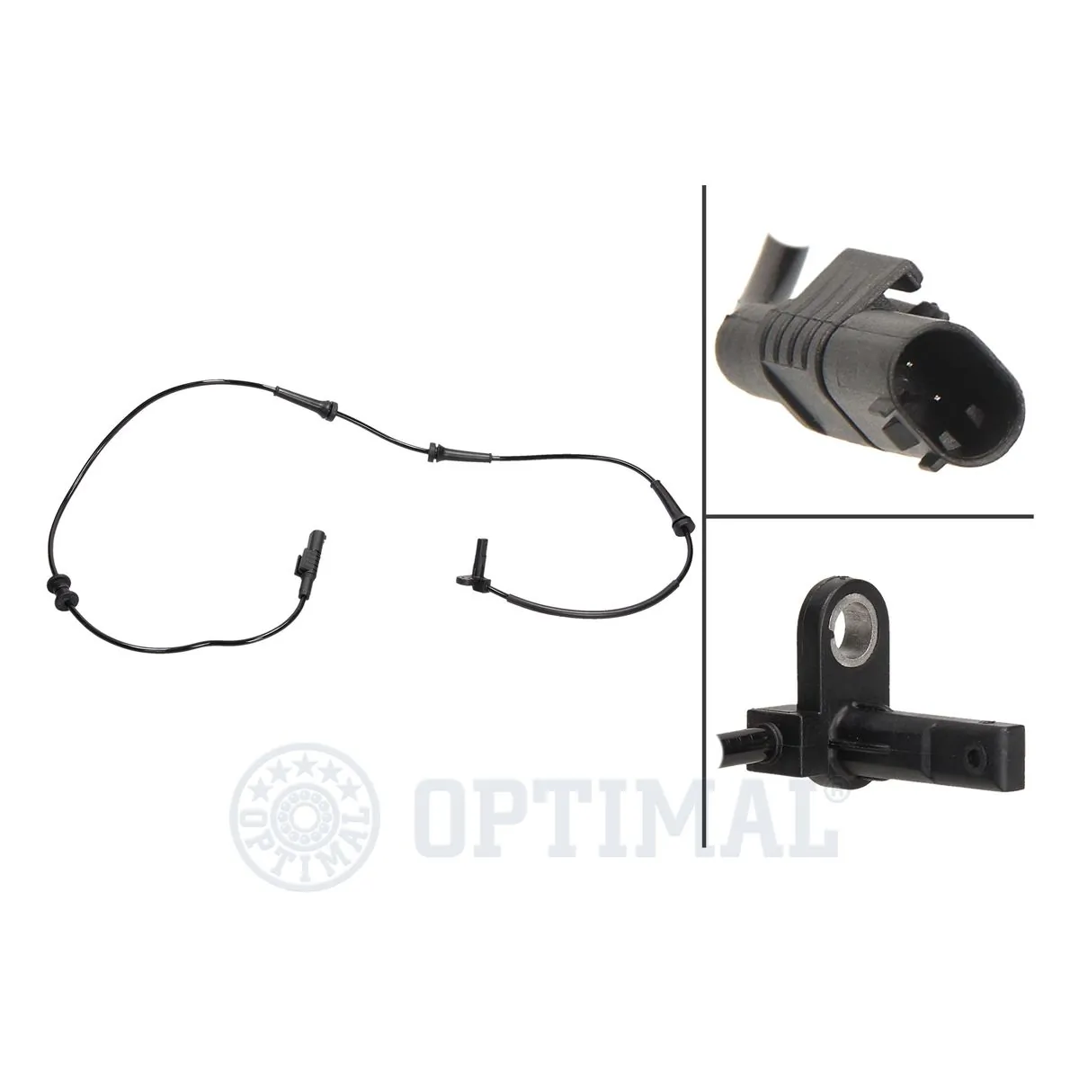 Sensor dianteiro de ABS Fiat 500 312