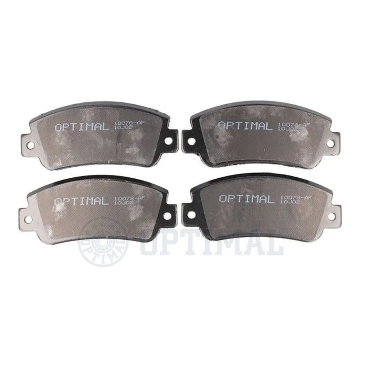 Колодки тормозные передние дисковые OPTIMAL 10078