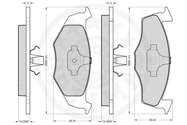 Колодки Optimal 10188 цена, от 7.27 USD