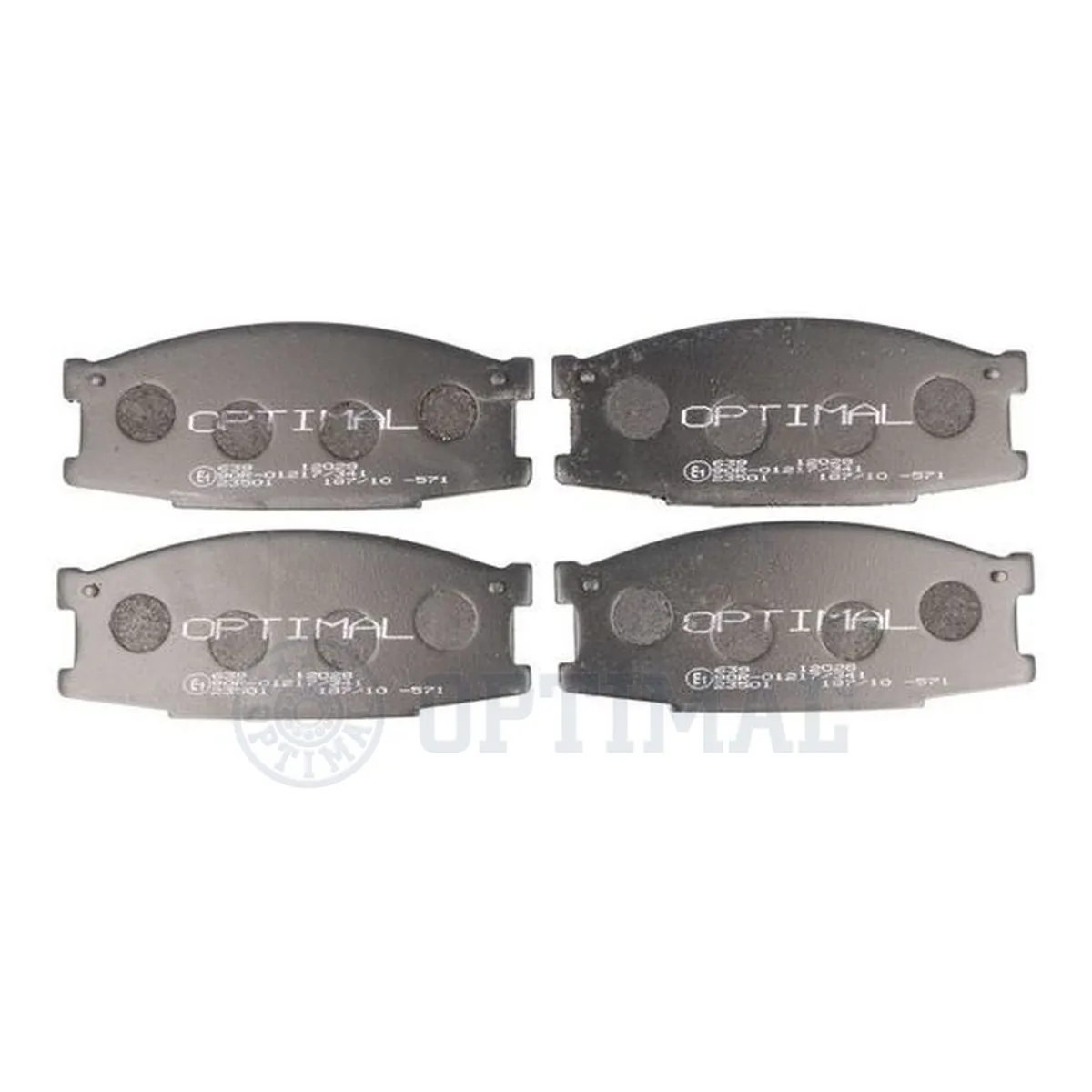 Sapatas do freio dianteiras de disco Mitsubishi Canter 6 FE5, FE6