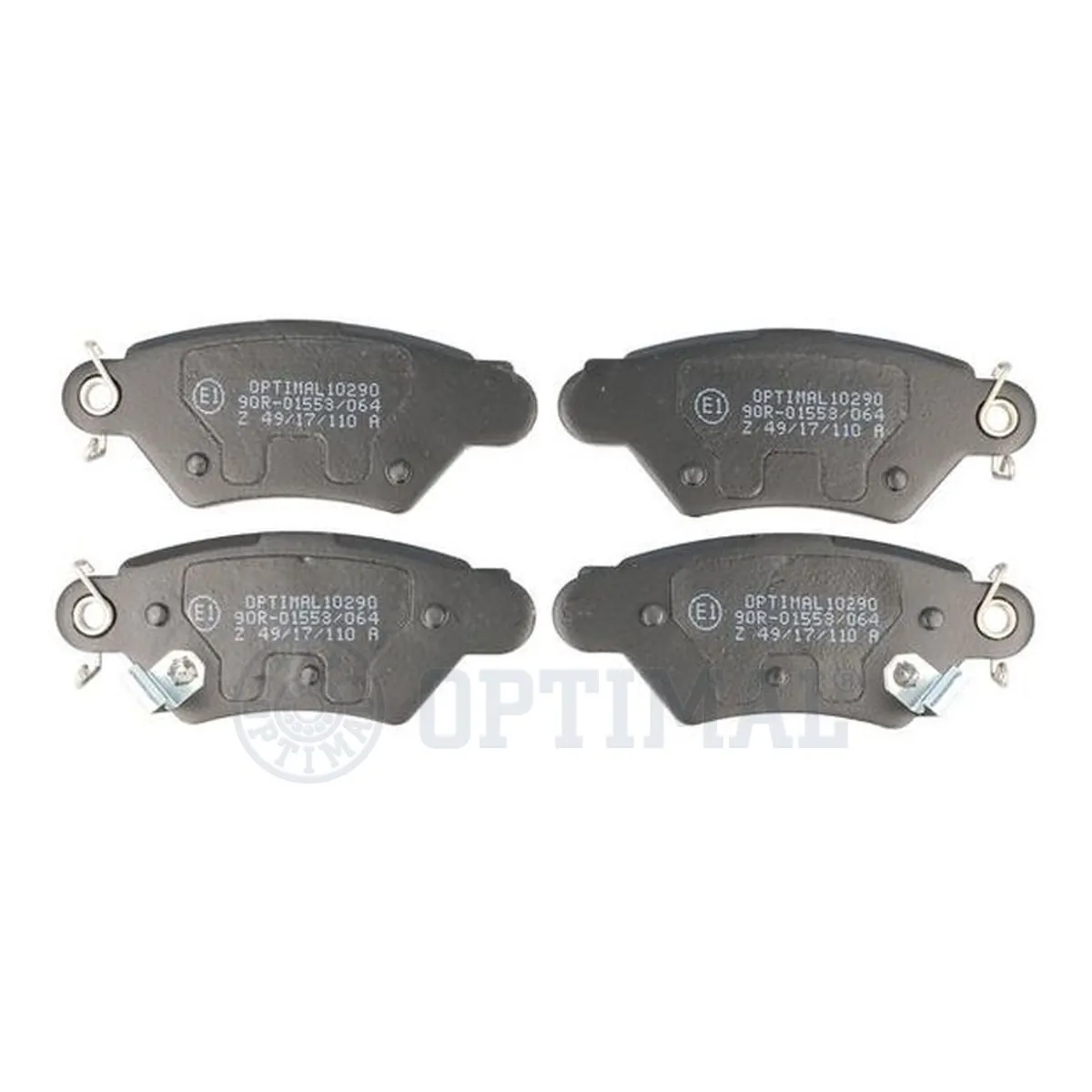 Sapatas do freio traseiras de disco Opel Corsa F08, F68