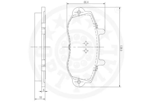 Колодки Optimal 10270 цена, от 9.32 USD
