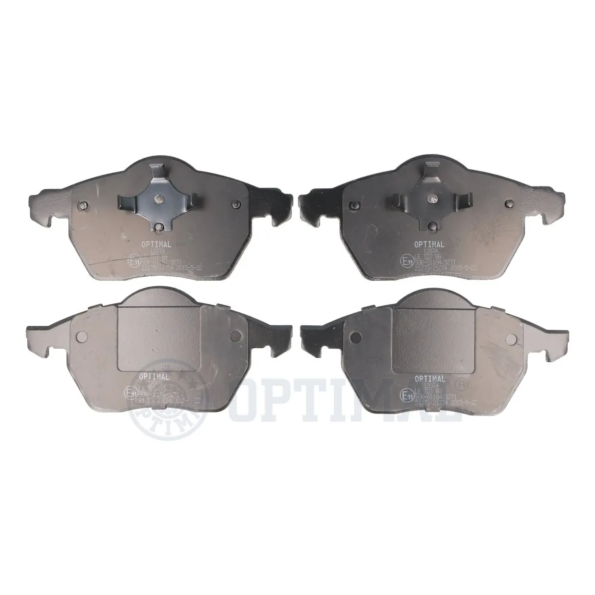 Sapatas do freio dianteiras de disco Volvo V70 1 LV