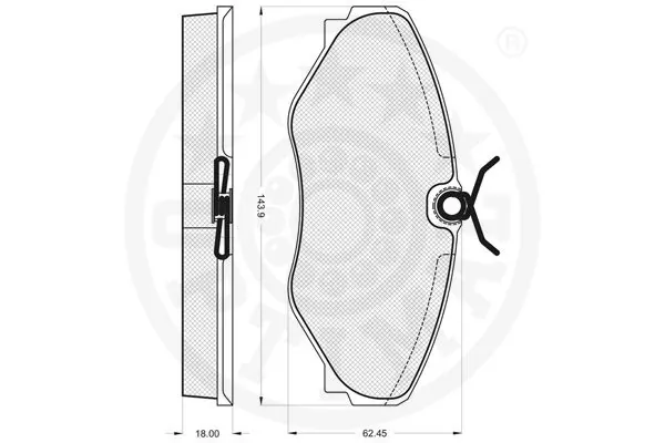 Колодки Optimal 12112 цена, от 29.37 USD