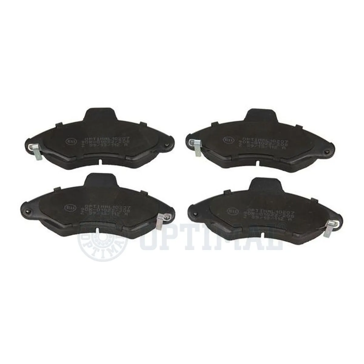 Sapatas do freio dianteiras de disco Ford Escort AAL, ABL