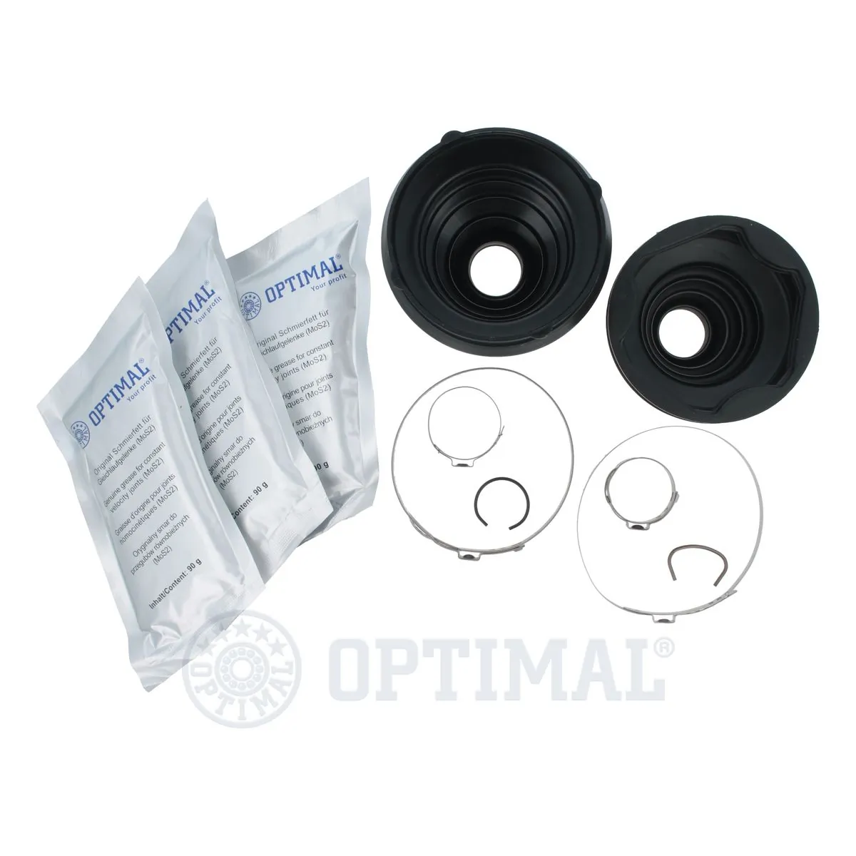 CVB10777SET Optimal Пыльники шарниров угловых скоростей передних, комплект