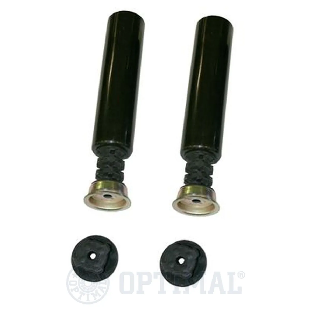 Pára-choque (grade de proteção) de amortecedor traseiro + bota de proteção Toyota Yaris NCP2