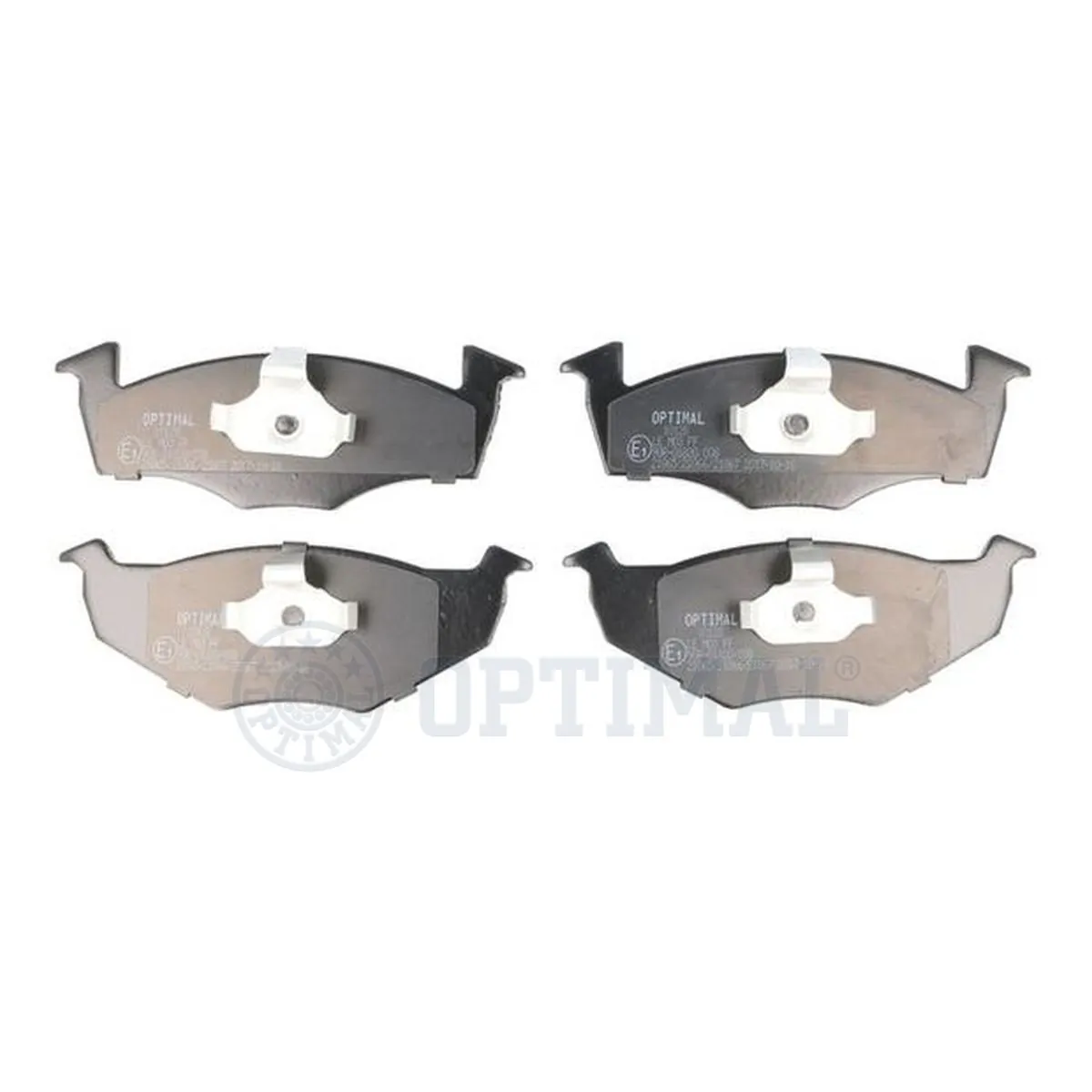 Sapatas do freio dianteiras de disco Volkswagen Polo 4 9N, 9A