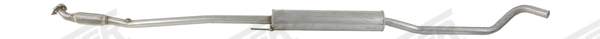 FP5214G11 Polmostrow Глушитель центральный
