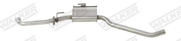 Глушитель, центральная часть Bosal BS283205 цена, от 61.42 USD