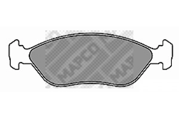  Передние тормозные колодки Volvo 440 