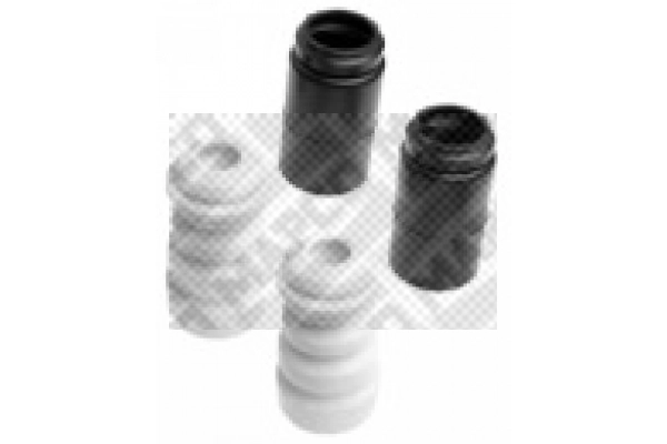 Pára-choque (grade de proteção) de amortecedor traseiro + bota de proteção Nissan Micra K10