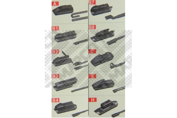 Щетка-дворник лобового стекла водительская 3D998006 AND