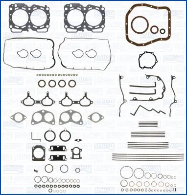 Kit de vedantes de motor completo Subaru Legacy 2 BD, BG