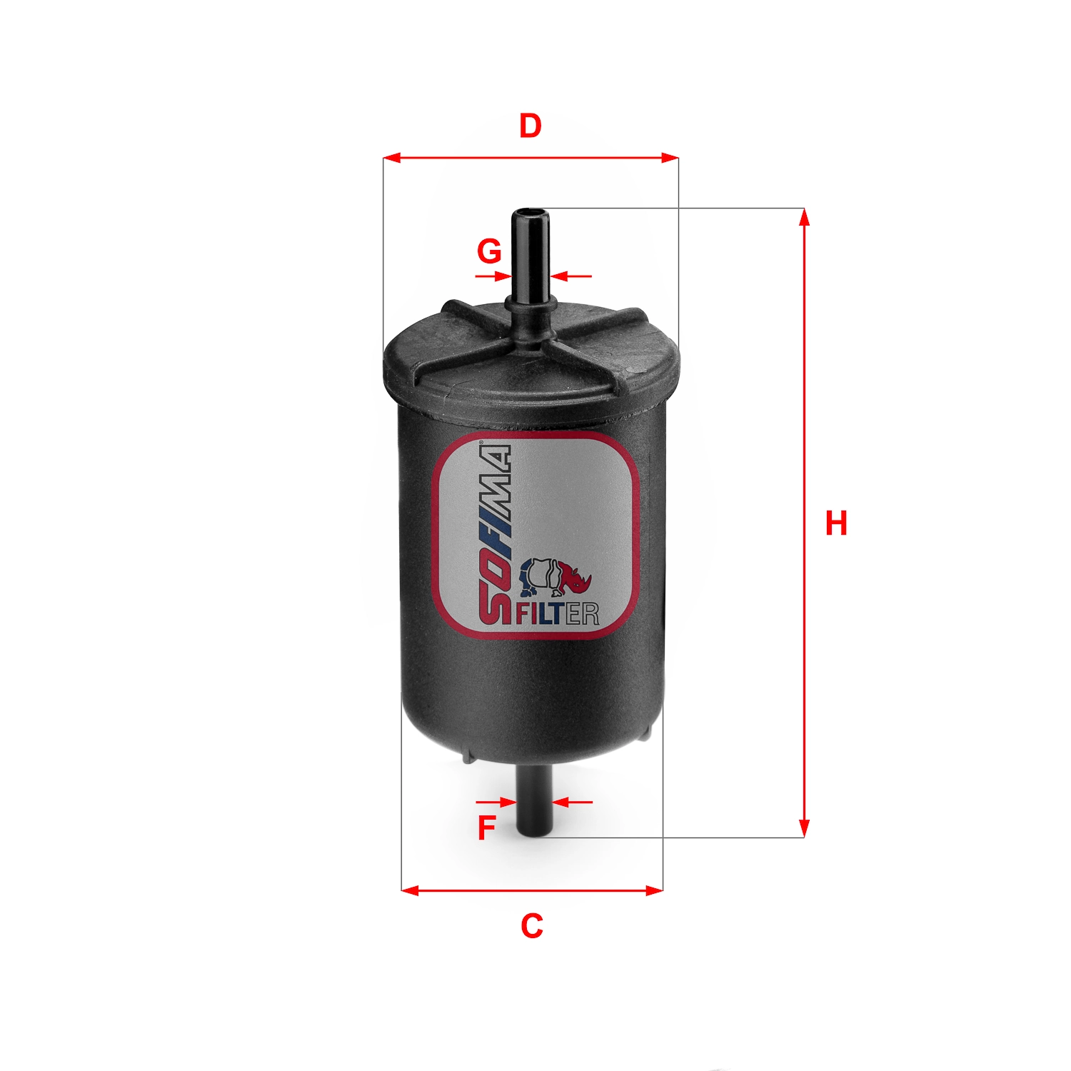 Filtro combustible S1948B Sofima