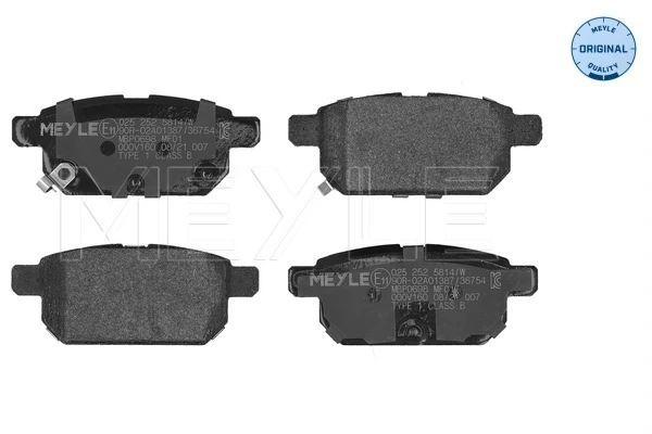 986494748 Bosch Колодки тормозные дисковые комплект