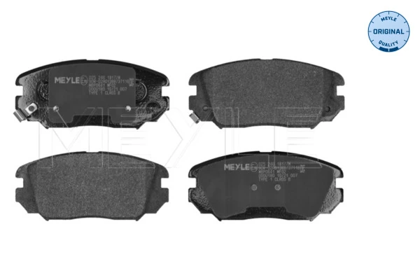 Передние тормозные колодки SMB23891 Samsung