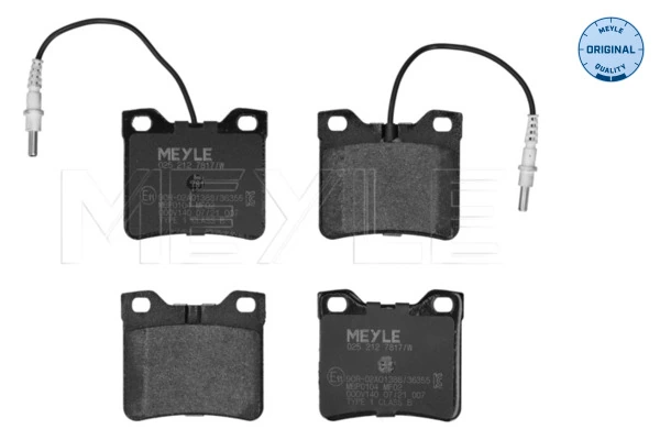 Sapatas do freio traseiras de disco para Peugeot 406  8B