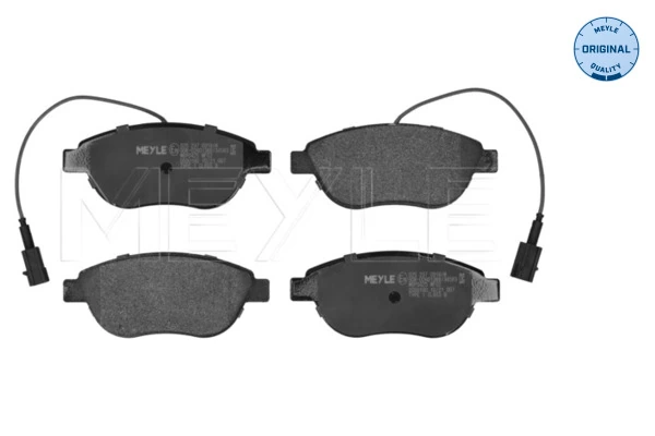 Sapatas do freio dianteiras de disco Fiat Doblo II 263