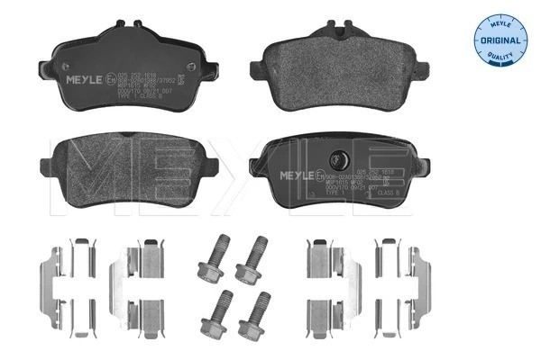 Колодки тормозные дисковые комплект на Mercedes ML/GLE  W166