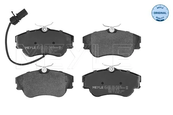 Колодки тормозные передние дисковые MEYLE 0252344519W