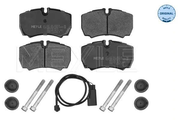 Задние тормозные колодки 42560080 Iveco